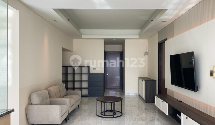 For Rent: Furnished Unit at The Peak Sudirman with Private Double Elevator, 3 Bedrooms in Good Condition