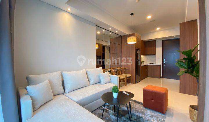 Disewakan Unit Baru Renovasi 2+1BR Connecting Mall di Casa Grande Residence  1