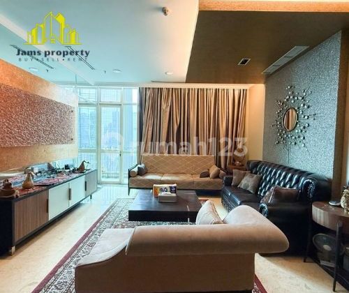 Affordable For Rent Bellagio Residence Apartment 3+1 BR Area 180m2 Fully Furnished South Jakarta
