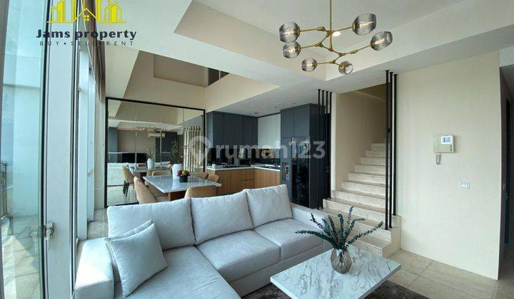 Dijual Rugi Apartemen Satu8 Residences 3br Luas 186m2 Furnished Jakbar