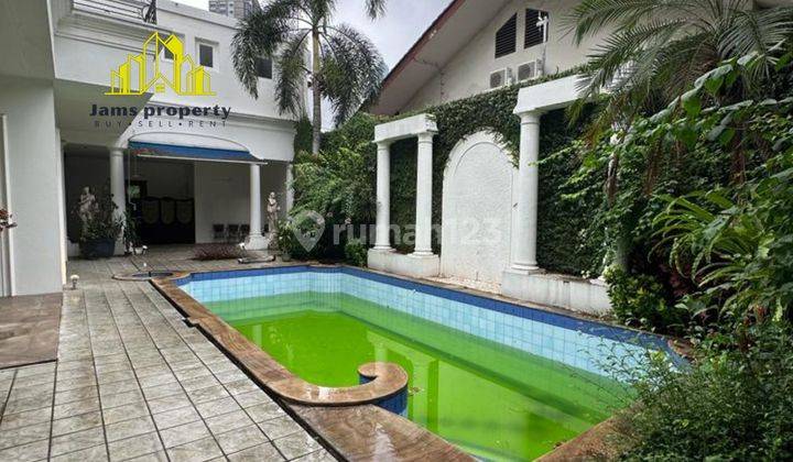 Dijual Rumah 4 BR Private Pool Full Marmer Sangat Terawat, Mega Kuningan Jakarta Selatan 1