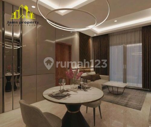 For Rent District 8 Apartment 1 BR Area 53 M² Brand New Ready to Occupy South Jakarta