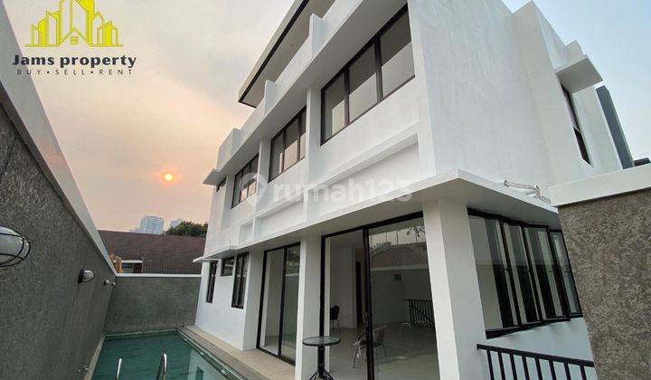 Dijual Cepat For Sale Rumah Brand New Di Kemang Utara Area 5BR 4 Floor With Private Pool, Jakarta Selatan 1