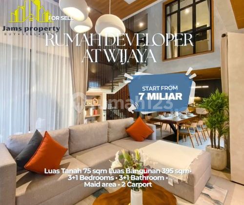 Dijual Rumah Brand New Nivara Resort Townhouse At Wijaya 3 BR Lokasi Jl Wijaya Jakarta Selatan