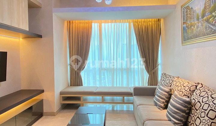 Jual Cepat Apartemen Setiabudi Sky Garden 2 Kamar Tidur Furnished Bagus