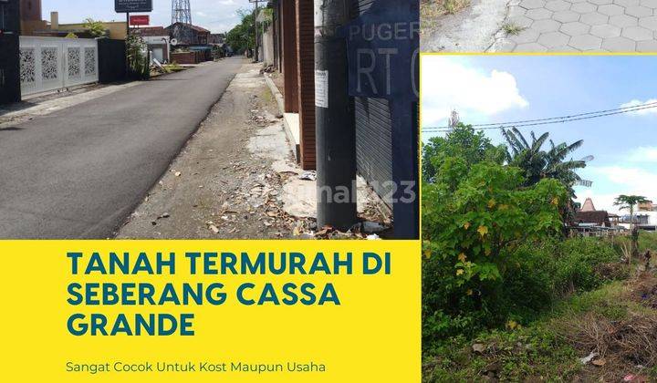 Tanah Termurah Di Seberang Perumahan Mewah Cassa Grande 1