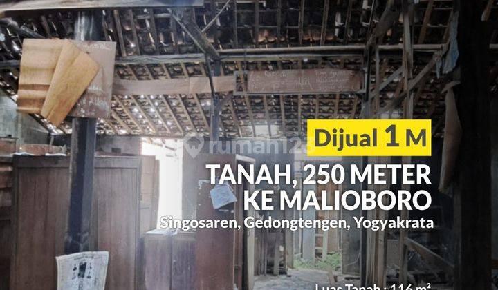 Tanah 116 Meter Persegi Lokasi Premium, Dekat Malioboro Jogja 1