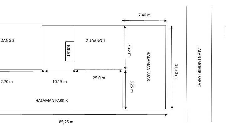 Gudang Di Jalan Imogiri Barat 2