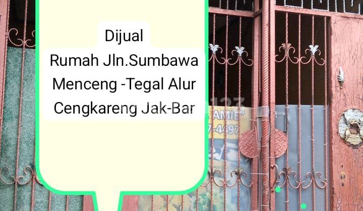 Dijual Rumah Sumbawa Cengkareng Murah 2 Lt