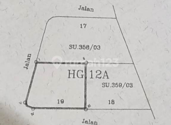 For sale, ready-to-build plot in Bintaro Tangerang