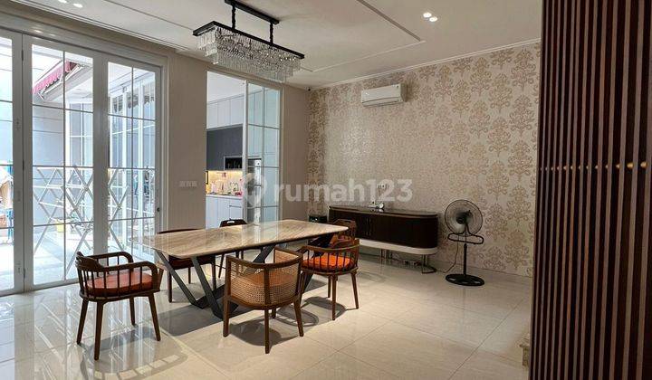 Rumah Golf Island furnsihed sudah di renov bangunan full belakang 2