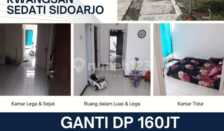 Jual Rumah di Jual Oper Kredit Rumah di Perumahan Permata Kwangssn, Sedati Sidoarjo SHM Bagus 2