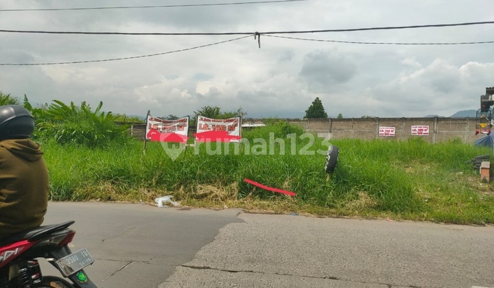 tanah MURAH untuk ruko jalan raya katapang soreang dekat alfamart dan tol soreang soroja 1
