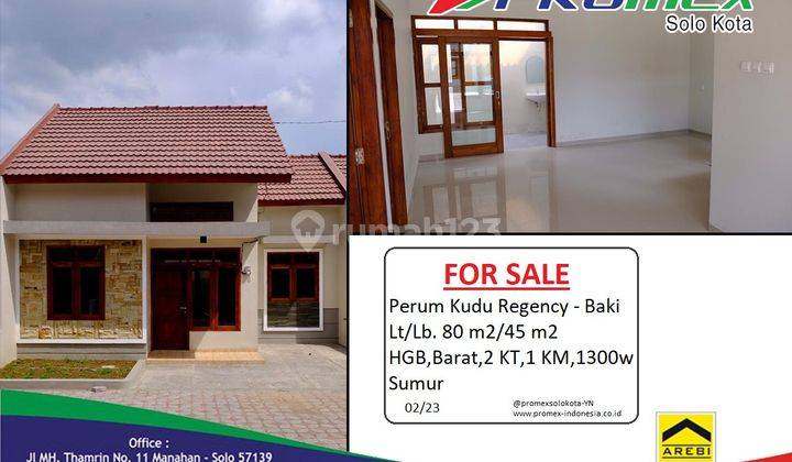 Rumah Keren Simple di Perum Baki Sukoharjo 1