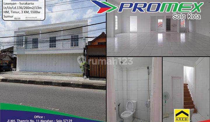 RuKo Bagus 2 Lt siap huni di daerah Jajar Laweyan 1