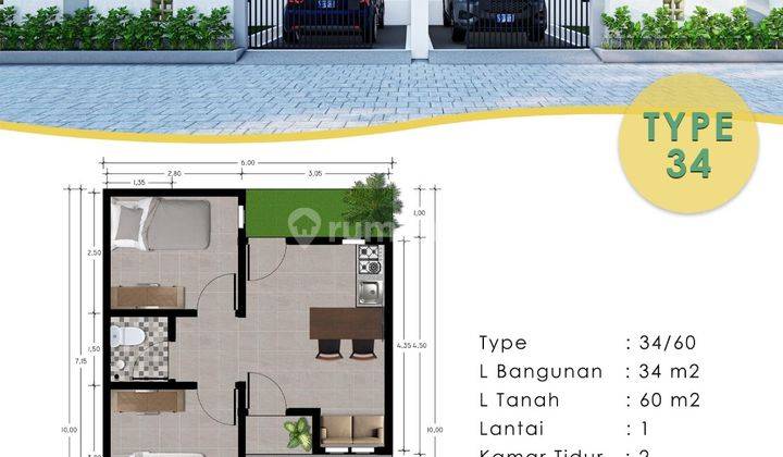 Rumah Murah Nusa Dua Bali Minimalis Modern Lingkungan Perumahan 6