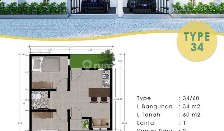 Rumah Murah Nusa Dua Bali Minimalis Modern Lingkungan Perumahan 12