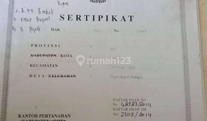 Rumah Murah Denpasar 2 Lantai Subak Dalem Gatsu Tengah Denpasar 8