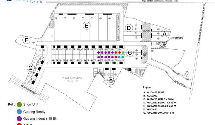 Gudang Aerobizhub 3 Lantai di Samping Bandara 2
