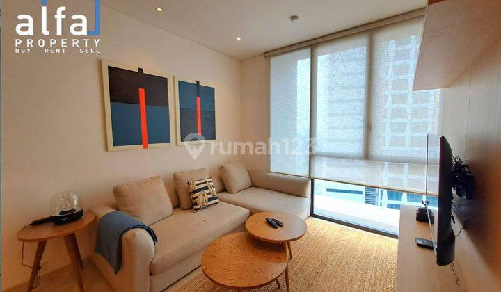 Disewakan Modern Luxury Apartment At Izzara Great Location In South Jakarta 2+1br Fully Furnished And Good Condition 1