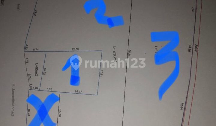 Tanah bagus pinggir jalan dekat dengan gerbang rancamaya 4