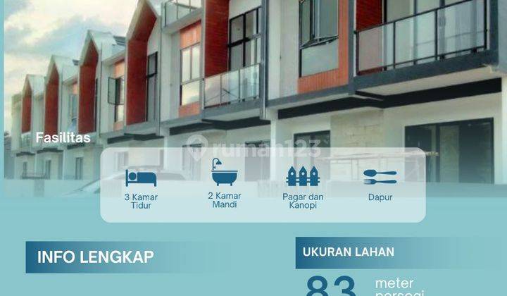 Februari ceria Rumah Siap huni kpr dp 0% free pager canopy dan biaya 5