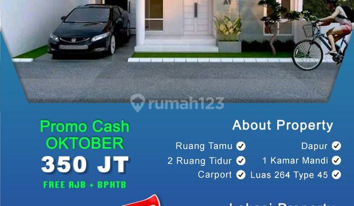Rumah Bonus Tanah Luas di Jogonalan Free SHM 1