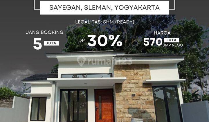 Jual Rumah Minimalis Elegan Di Sleman Dekat Rsud Sleman Booking Cuma 5JT 1