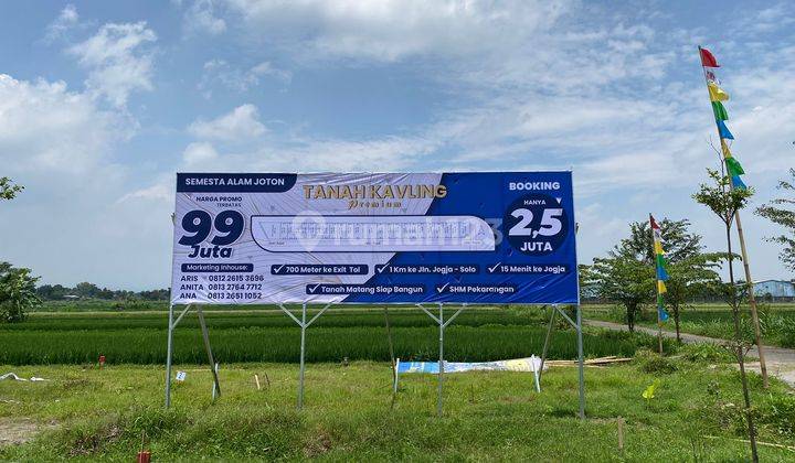 Tanah 83 m2 SHM Jogonalan, Klaten 1