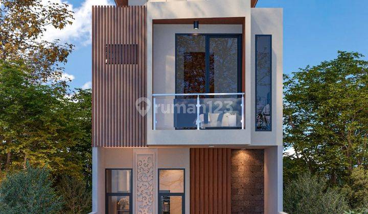 Rumah konsep modern minimalis yang terletak di Panjer Denpasar 2