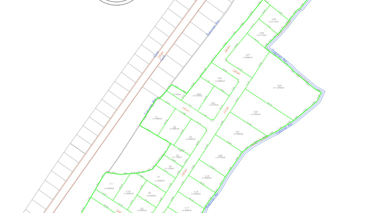 Plot of land on Jalan Pantai Yeh Gangga Gubug Tabanan 2