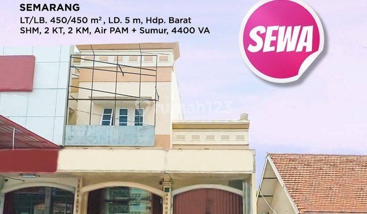di Sewakan Murah Ruko Srondol Banyumanik di Semarang 1