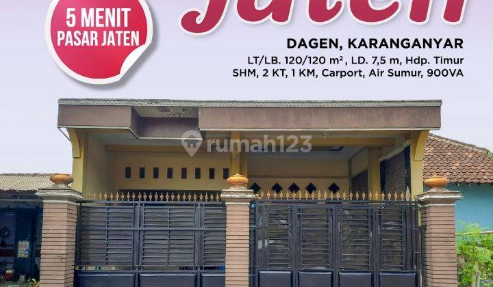 RUMAH JATEN KARANGANYAR SOLO di Dagen karanganyar 1