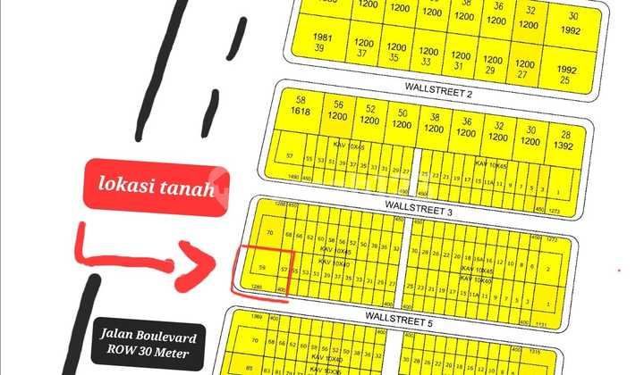 Kavling Komersial Posisi Hoek Pantai Indah Kapuk 2 Wall Street
