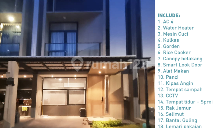 For Rent: Tanakayu Cluster BSD Fully furnished with electronic appliances and accessories. For Rent: Tanakayu Cluster BSD Fully furnished with electronic appliances and accessories.