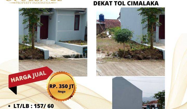 Rumah Hoek Di Perumahan Permata Ciulur Sumdedang Tol Cimalaka 1