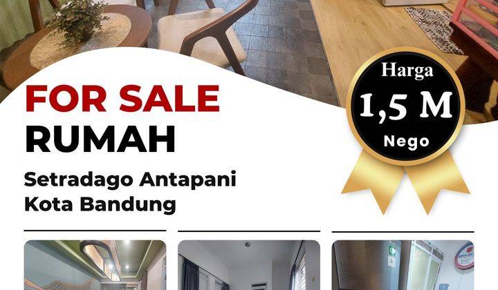 Rumah 2 Lantai Antapani Bandung Tengah Dekat Supermarket 2