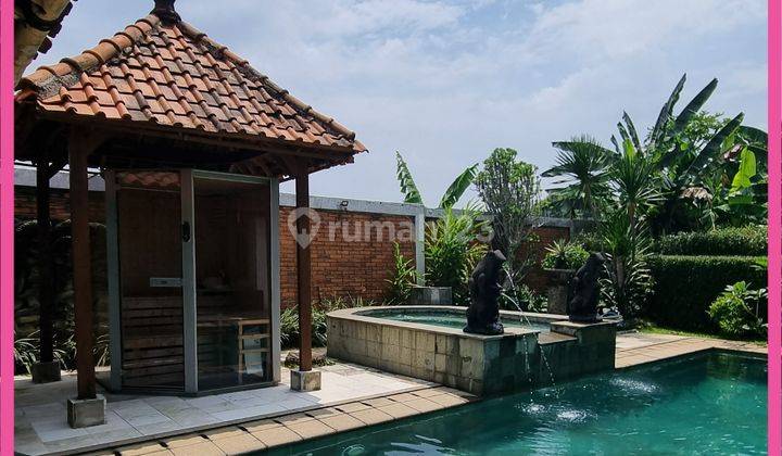 Dijual Rumah Fully Furnished Dengan Swimming Pool di Tajur Halang 1