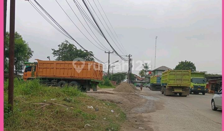 Dijual Tanah Siap Bangin Pinggir Jalan Besar Cikande Serang.