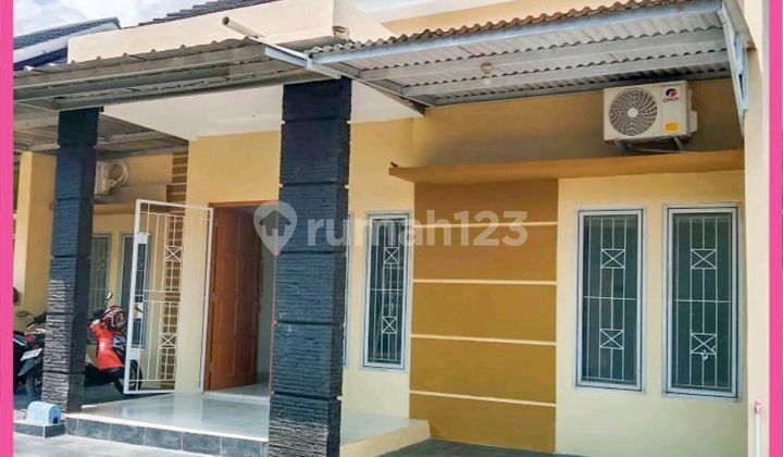 For Sale New House Near Ptc Mall Palembang. Land Area 104. Building Area 70. Certificate of Ownership.