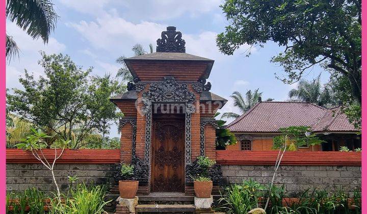 Dijual Rumah Nuansa Bali di Tajur Halang, Bogor. Shm. Lt 4000m2 1