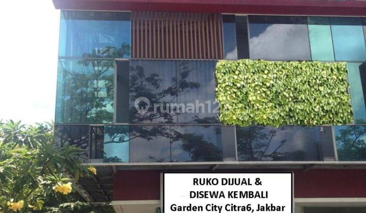 Ruko Hoek 3lantai Garden City Citra 6 Cocok Untuk Tempat Usaha 1