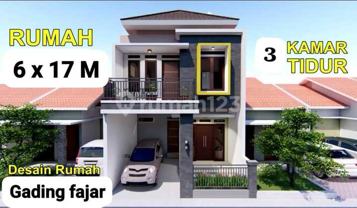 Rumah 2 Lantai Sidoarjo Kota Taman Pinang Gading Fajar