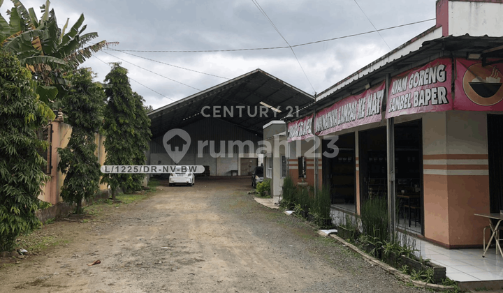 Dijual Tanah dan Bangunan Rumah Gudang Toko di Ciwidey Bandung