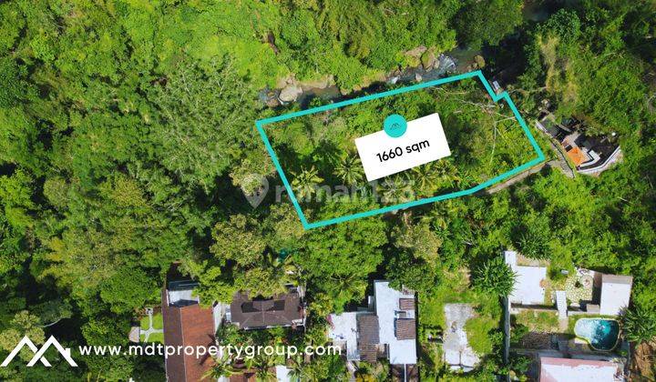 Land For Lease In Ubud 16.6 Ares With Stunning Forest And River Views 2