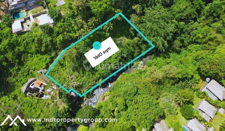 Land For Lease In Ubud 16.6 Ares With Stunning Forest And River Views 1