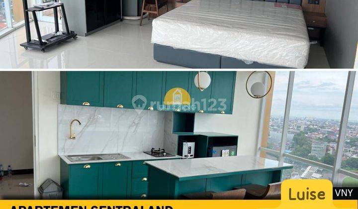 Disewakan apartemen cantik type studio sentraland semarang tengah 1