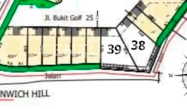 Tanah Dijual Di Greenwich Candigolf Jangli 1