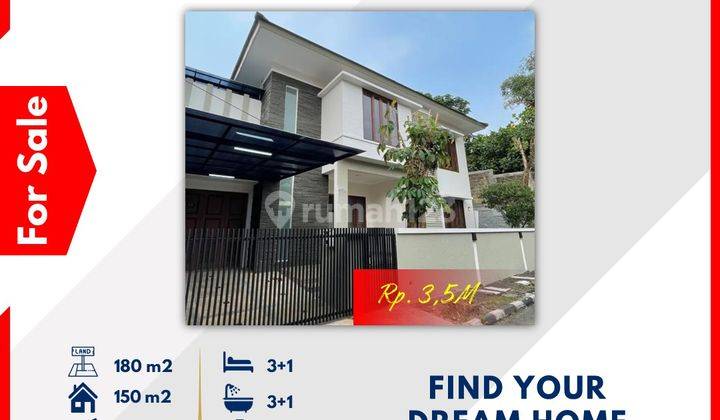 Rumah Modern Unfurnished Baru SHM Di Puri Bintaro Sektor 9 2