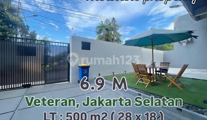 Tanah Kavling Bonus Rumah di Veteran Jakarta Selatan